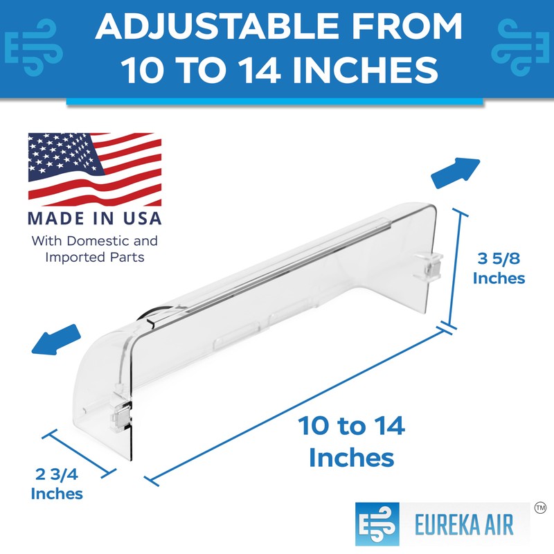 Eureka Air Vent Deflector - Redirect Airflow - Fits 10"