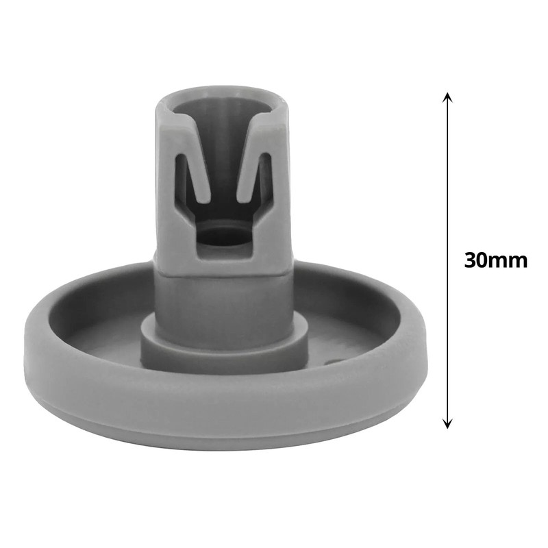 SPARES2GO Lower Runner Basket Wheels for Lamona Dishwasher (Pack of