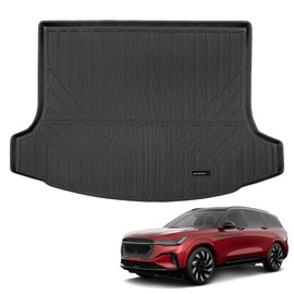 Auxko All Weather Cargo Mat Fit for Lincoln Nautilus 2024 2025 TPE Liner Trunk Mat Nautilus Accessories All Season Odorless Anti-Slip Black