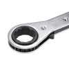 uxcell Reversible Ratcheting Wrench, 19mm x 21mm Double Box End,