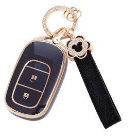 Nacalikeey Plum Blossom Key Case, Cute Car Model Key Cover, Black