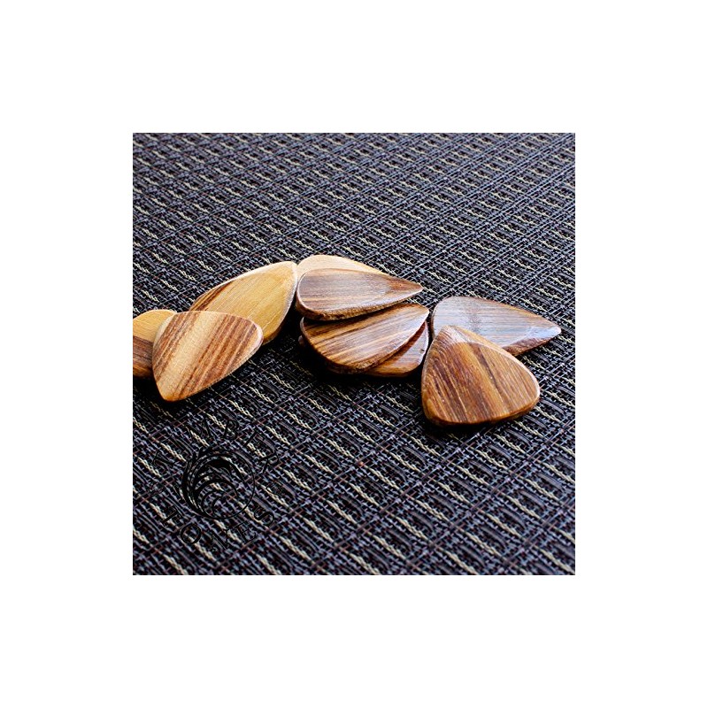Timber Tones Guitar Plectrum - Pale Moon Ebony (Single)