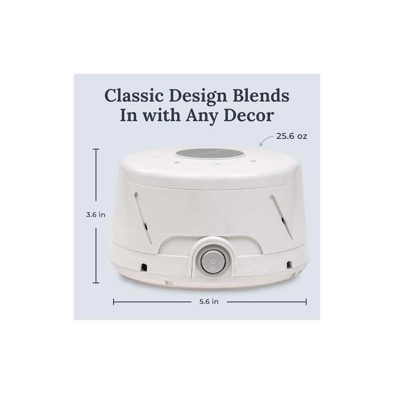 Marpac DOHM-DS, Natural White Noise (actual fan inside) Sound Machine,