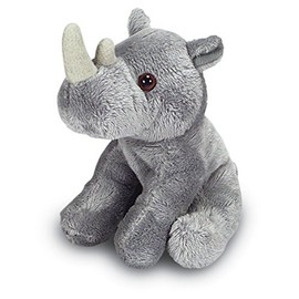 14cm Rhino Soft Toy - Cute Small Soft Toy Animal - 0+ Years