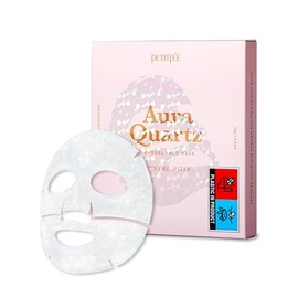 Petitfee Petitfee Mascarilla Facial De Hidrogel De Cuarzo Aura Crystal Rose 30G5Ea - Mascarilla Facial Rosa Para Piel Radiante Con Proteína Perla,