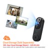 GridTera Smart Video Doorbell Camera Wireless, AI Human Detection and