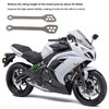 20‑30mm Adjustable Rear Lowering Link Kit 304 Stainless Steel Replacement
