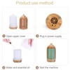 200ml Mini Hollow Humidifier with Night Light USB Powered Aroma
