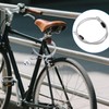2PCS Wire Lightweight Bike Lock Cable, Double Loop Steel Security