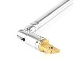 uxcell 5 Sections Telescoping Antenna, 36cm 14" Length Telescopic Universal Aerial Antenna Replacement for Portable FM Radio, TV and Other Electric Equipment, Silver Tone