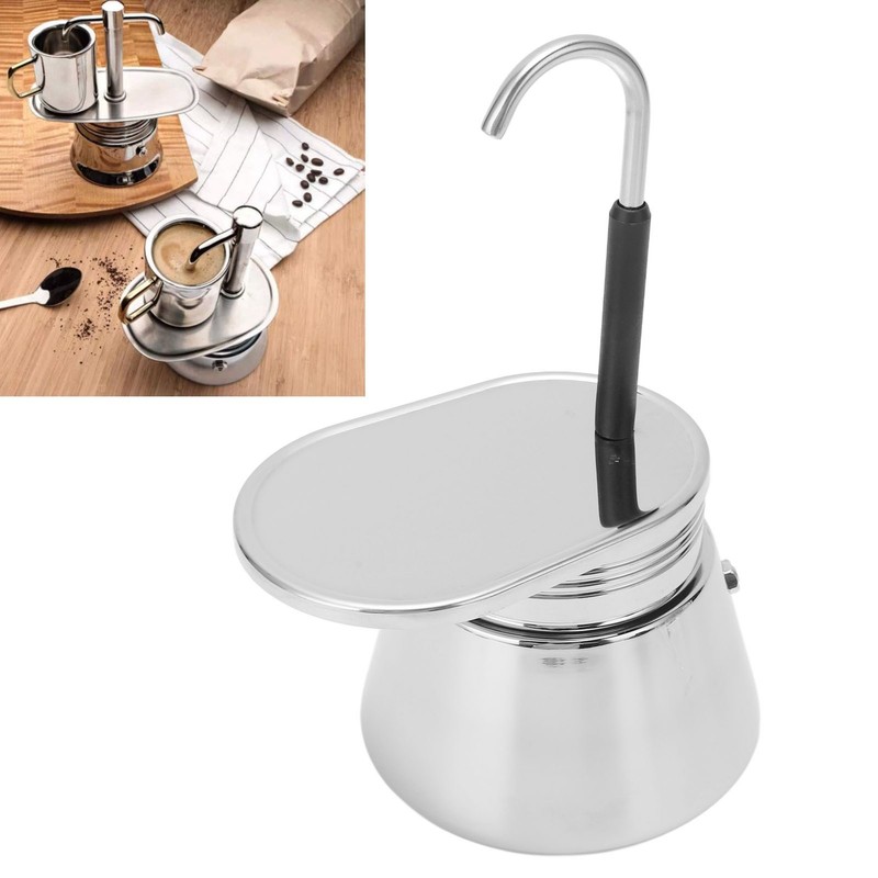 Single Spout Mocha Pot Stainless Steel Hand Pour Latte Classic