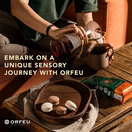 ORFEU - Special Coffee Classic Drip Sachet - 100% Arabica Coffee, Medium Roasted, Aroma of Floral, Fruity & Caramel, Balanced Acidity, Made In Brazil, Soft with Velvety Structure - 10 units, 100g