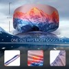 4 Pieces Ski Snowboard Goggle Cover Sleeve, Goggle Cover Microfiber