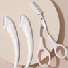 Pure Cut Eyebrow Grooming Set Scissors + 2 Eyebrow Razors No.01 Eyebrow Grooming Set 5ea