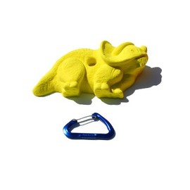 Triceratops l Bolt-on Rock Climbing Holds l Yellow