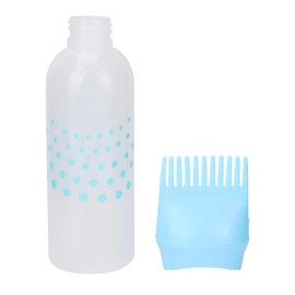 KIRA Oil Applicator Bottle With Combo Flip To Cap, Plug, Root Applicator For Applying Hair Oil, Scalp Oil Applicator, Shampoo And Hair Dyeing (Blue) (Pack Of 1)