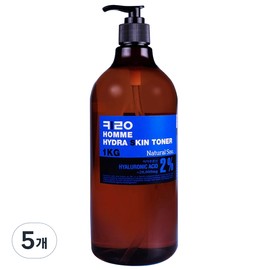 Partner_Reference Natural Water Kiro Homme Hydra Skin 1000g 5 packs / 내추럴수 키로 옴므 하이드라 스킨 1000g 5개