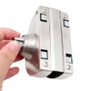 ZONADAH Upgraded Double Glass Door Lock Stainless Steel, Both Sides