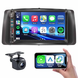 Specifically Fit for The Toyota Corolla 2003 2004 2005 2006 2007 2008, 7 Inch Double DIN Car Stereo Features AM/FM Radio,Wireless CarPlay/Android Auto/MirrorLink