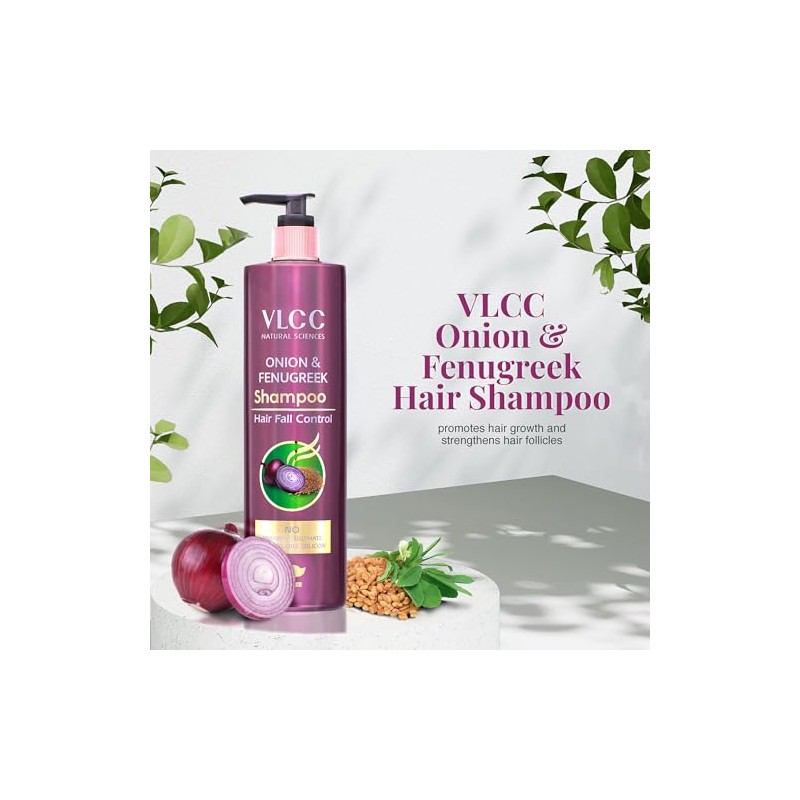 VLCC Champú de Cebolla y Fenogreco - Champú para Mujeres