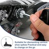 Debbery Golf Spike Removal Tool, Stainless Steel Golf Spike Wrench,