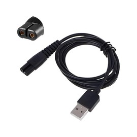 KEMEI Razor and hair clipper charger cable USB Rechargeable Razor charger cable Double round mouth