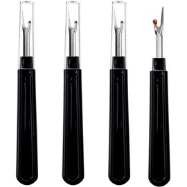 1PC Black Thread Remover Stitch Unpickers Seam Remover Set Sewing Crafting and Removing Embroidery Hems and Seams DIY Cross-Stitch Accessories