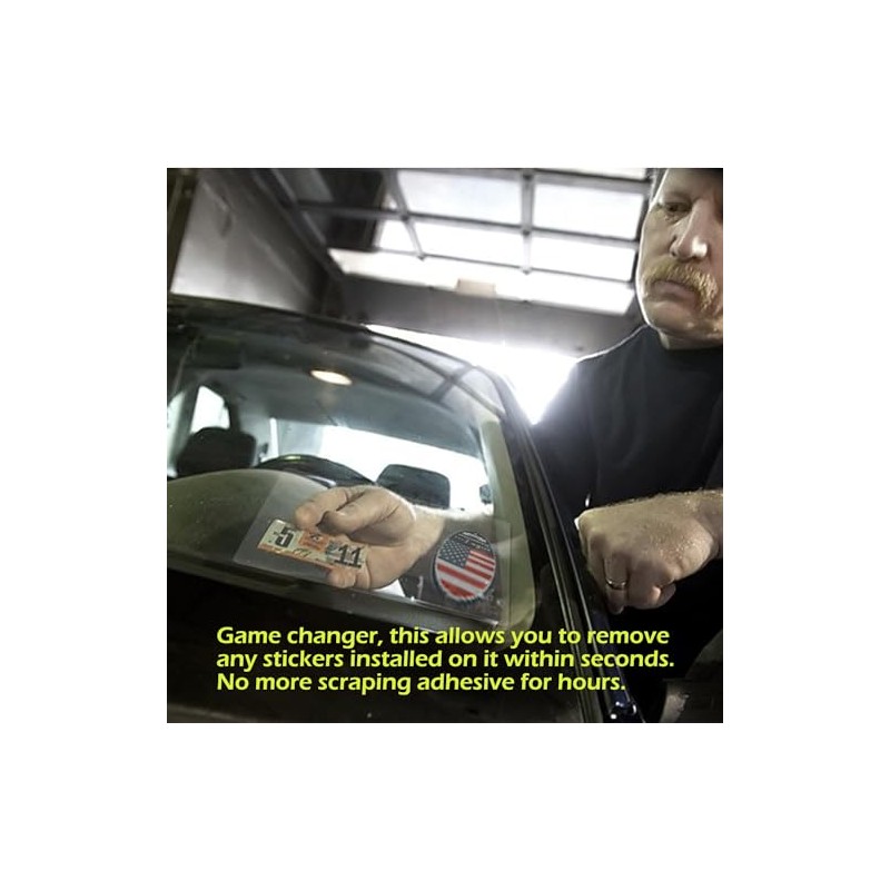 Electrostatic Windshield Sticker Applicator Film - 10 Pack