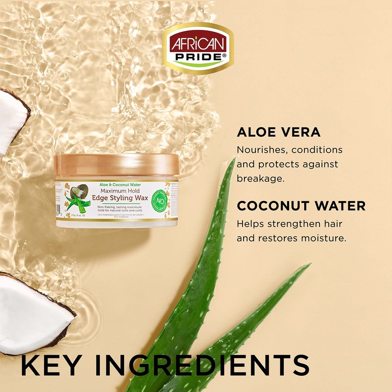 African Pride Moisture Miracle Maximum Hold Edge & Hair Styling