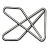 Acco Brand Ideal Paper Clamp (Butterfly Clamp), Smooth Finish, No.1
