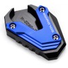MOWOK For Goldwing GL1800 2002-2017 and 2018-2024 Goldwing GL1800 1800 Motorcycle Side Stand Extension Kickstand foot Pad (Year 2018-2024 (Blue))