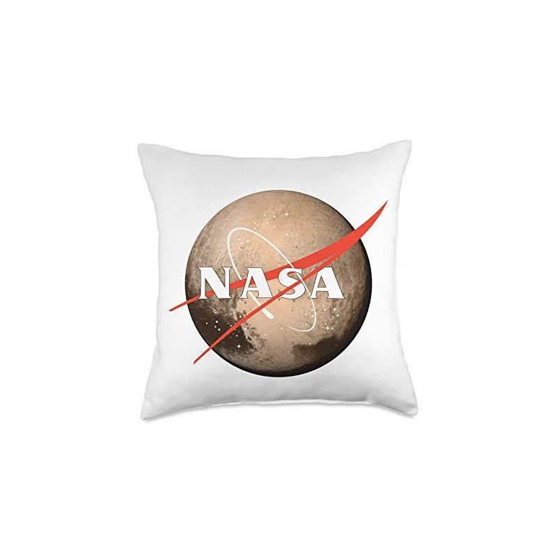 Nasa Nerds Pluto – NASA Solar System Exploration Throw Pillow,