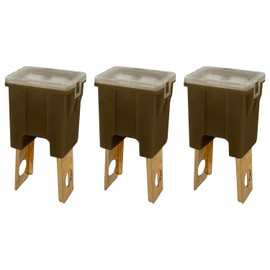A.A Straight Male Terminal 140 Amp Fuse Replacement for PAL Auto Link, FLM Fuse Cartridge - Automotive Car Truck Audio RV (140A, 3 Pack)