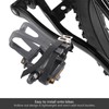 High Grip Toe Clips and Straps Pair Nylon Cycling Pedals