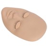Eyelash Extension Face Mannequin 3 Pairs Removable Eyelids Single Layer