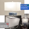 24” Tall Touch Control Table Lamps Set of 2, Blue