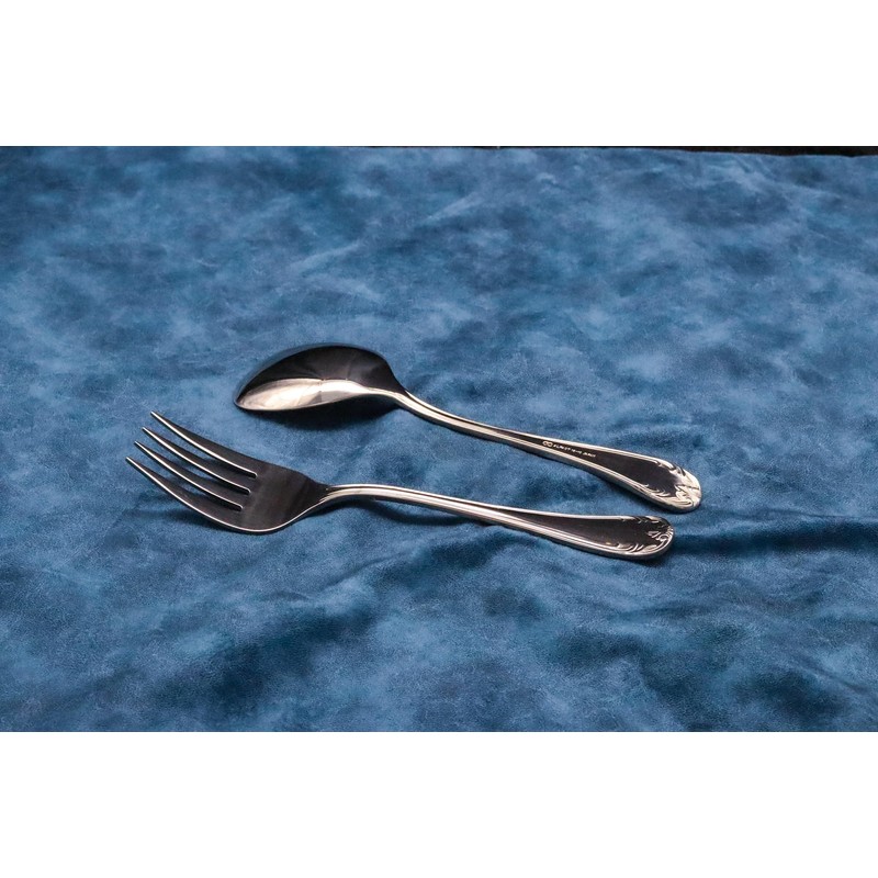 ALFACT Dinner Cutlery Set, 2 Pieces, 18-10 Stainless Steel, Made