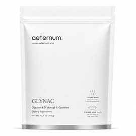 Aeternum GLYNAC Powder 360g, Glycine & N-Acetyl-L-Cysteine, 4g Per Serving
