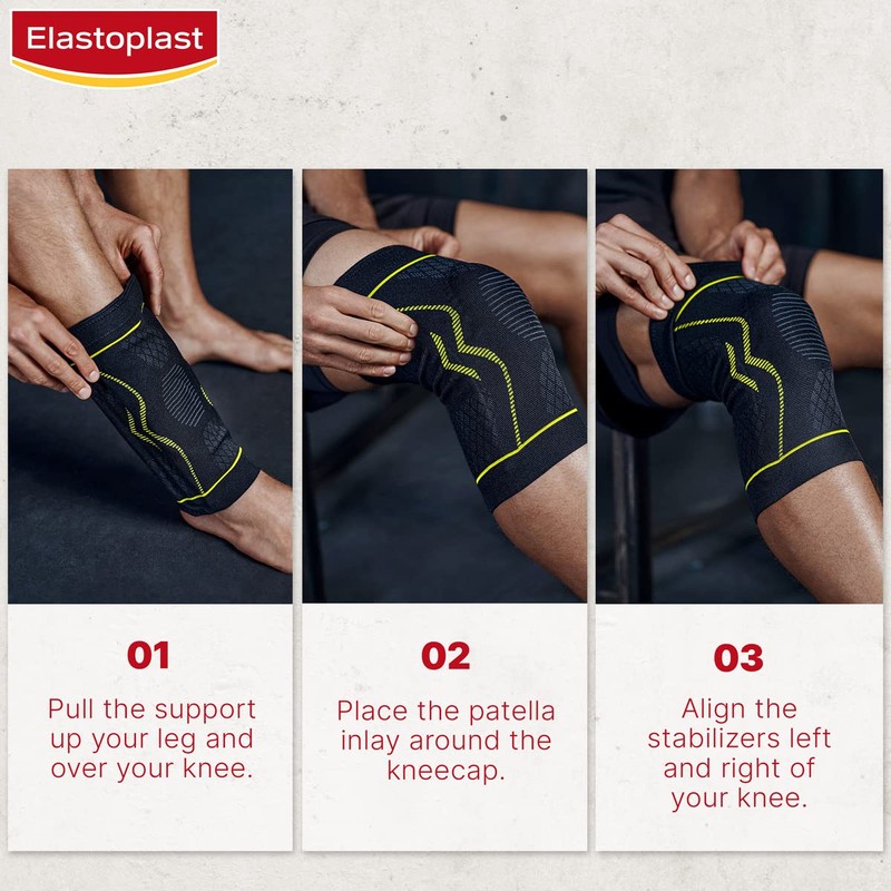 Elastoplast Advanced Performance Knee Support, Knee Brace for Meniscus Tear,