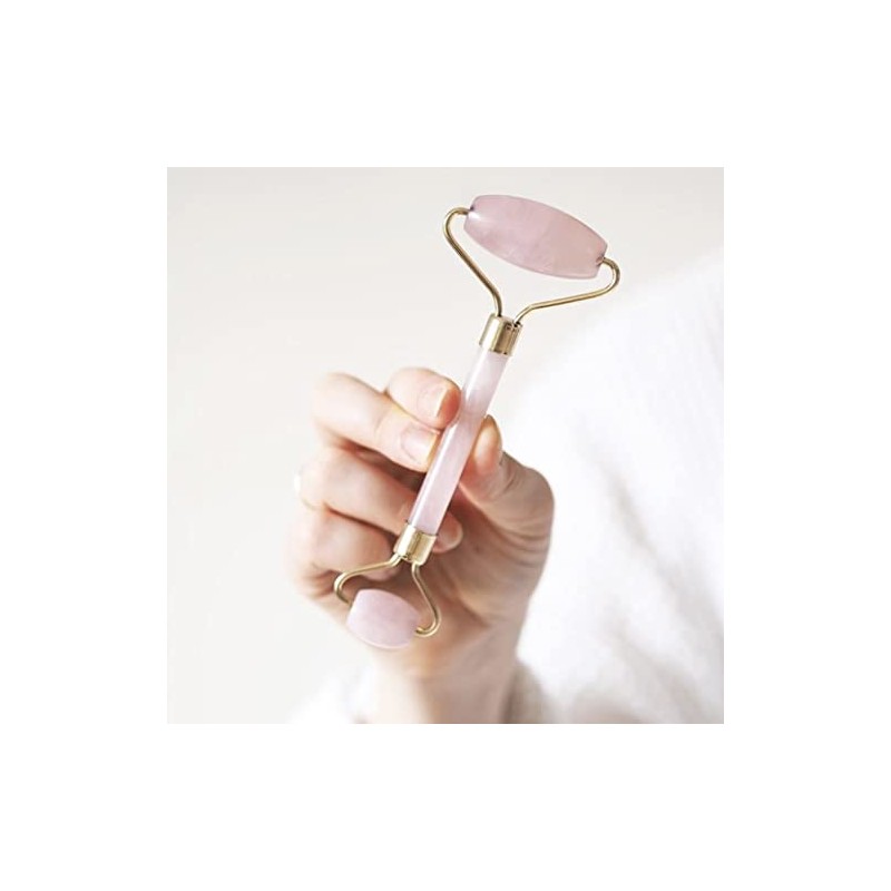 Area Bling Rose Quartz Facial Beauty Massage Roller