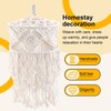 Dytabepl Hand Made Wall Tapestry Lampshade Bohemian Macrame Boho Handcraft