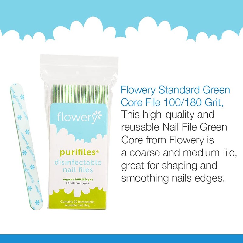 Flowery Standard Green Core File 100/180