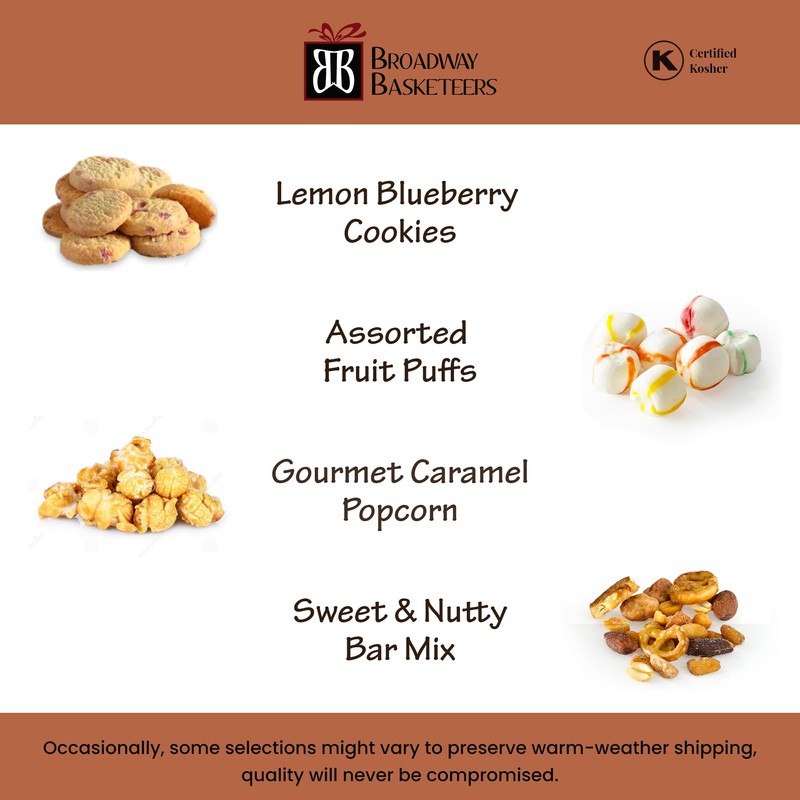 Broadway Basketeers Shiva Gift Tower - A Sympathy Gift