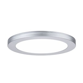 Paulmann 93098 LED Panel recessed panel 2in1 Cover-it 225mm round incl. 1x16.5W Daylight White Chrome matt ceil. luminaire plastic 4000K