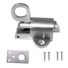 Luomorgo Latch Lock Stainless Steel Window Gate Security Pull Ring Spring Bounce Door Bolt