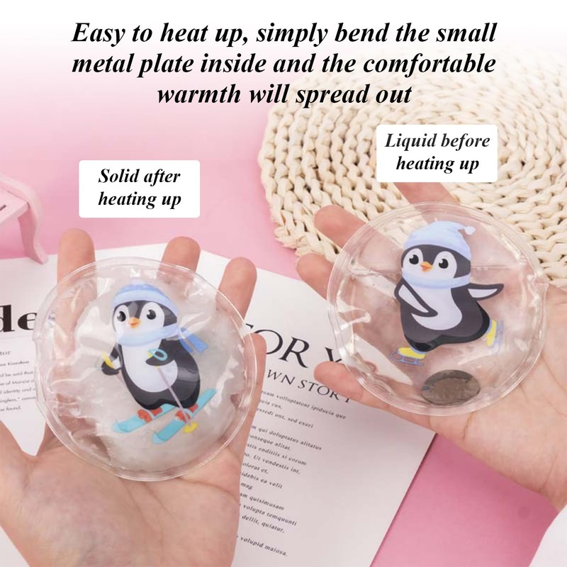 5 Pieces Penguin Pattern Hand Warmers, Winter Warmth Supplies, Portable