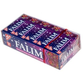Falim Plain Gum - Forrest Fruits Flavoured- 20 5 = 100 Pieces