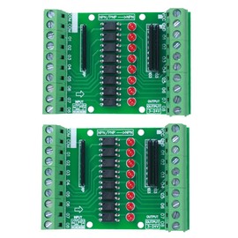 Optocoupler Isolation Board,DC 3.3V 5V PNP NPN 8-Channel Signal Converter Opto Voltage Isolation Module Driver Photoelectric Isolated Module