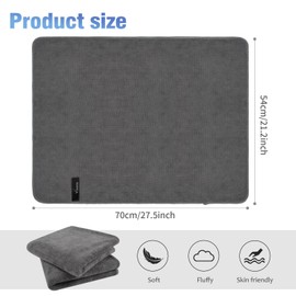 VIVOTE Microfibre Tea Towels, Super Absorbent & Durable Tea Towel for Kitchen, Reusable Dish Towels for Drying Dishes, Grey 54 x 70CM, 2 Pieces