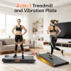 AKLUER New Walking Pad Treadmill with Vibration Function 2 in